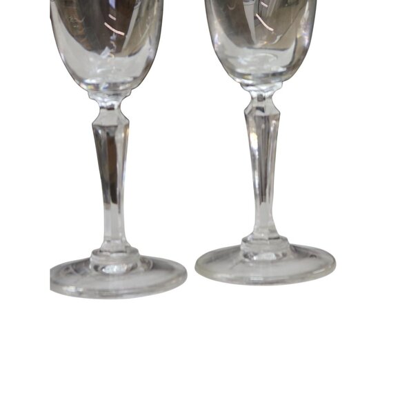 Crystal Wine Glasses by Samuel J. Butcher Enesco - Picture 4 of 11